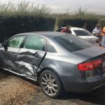 Collision on the N1 South at old Johannesburg Road in Centurion.