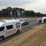 2 people injured after car rolls on Modderfontein Road, Greenstone
