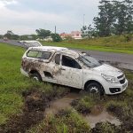 2 Injured in rollover on the M13 near St Johns Bridge
