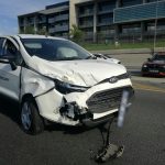 Collision on the N1 South at the William Nicol offramp, Fourways.