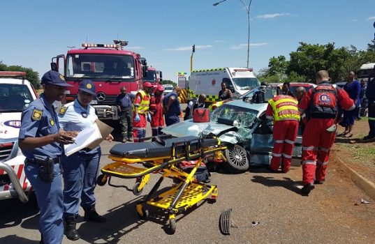 [VANDERBIJLPARK] - Five injured following two vehicle collision