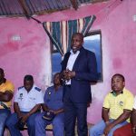 Kaunda meets Mfume safety structures to stabilise the area following the murder of three people