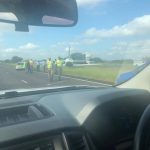 Aeroplane had to make an emergency landing on the N1