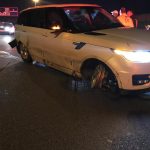 Escape from injury in road crash near the Buccleuch interchange