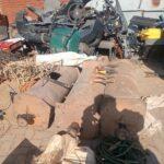 Equipment seized in Kagisa linked to illegal mining Equipment seized in Kagisa linked to illegal mining