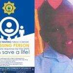 Bramley SAPS seeks public assistance in locating a missing girl, 8-year-old Abongiwe Ncube
