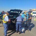Operation Shanela at a roadblock on Black Road. Operation Shanela at a roadblock on Black Road.